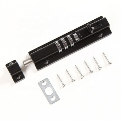 AJF Mechanical 3 digits combination door lock bolt for french and garage door