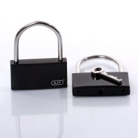 AJF new style black square love lock with key