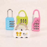 Travel Alloy Code Lock For Luggage Combination 3 Digit Combination Password Locks Mini Suitcase padlock