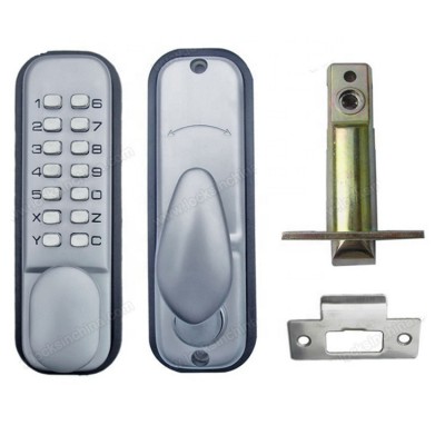 AJF High quality and security Mechanical push button digital keypad code locker lock