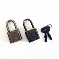 AJF hot sale metal silver mini Diary lock